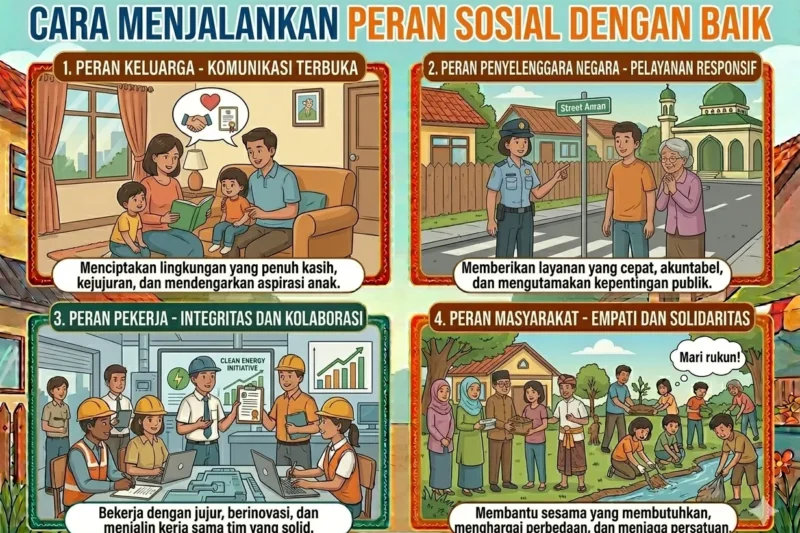 Cara Menjalankan Peran Sosial dengan Baik