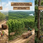 Contoh Hutan Produksi di Berbagai Daerah Indonesia (ft.istimewa)