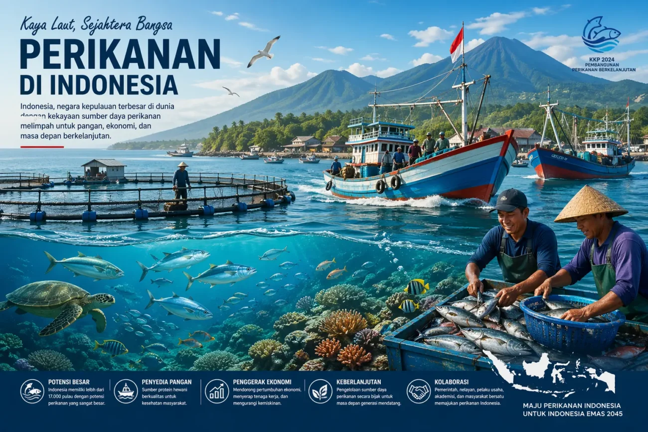 Perikanan di Indonesia: Pengertian, Jenis, dan Potensinya (AiStudio)