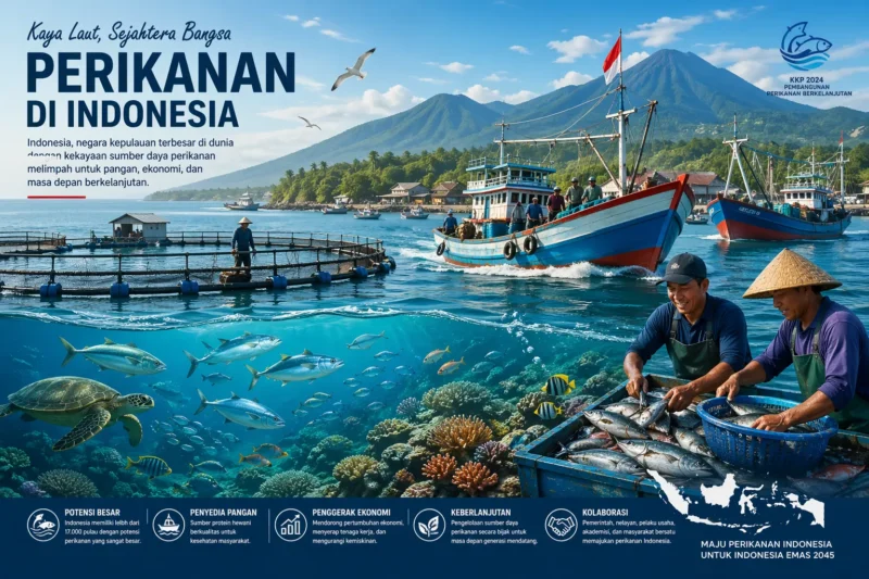 Perikanan di Indonesia: Pengertian, Jenis, dan Potensinya