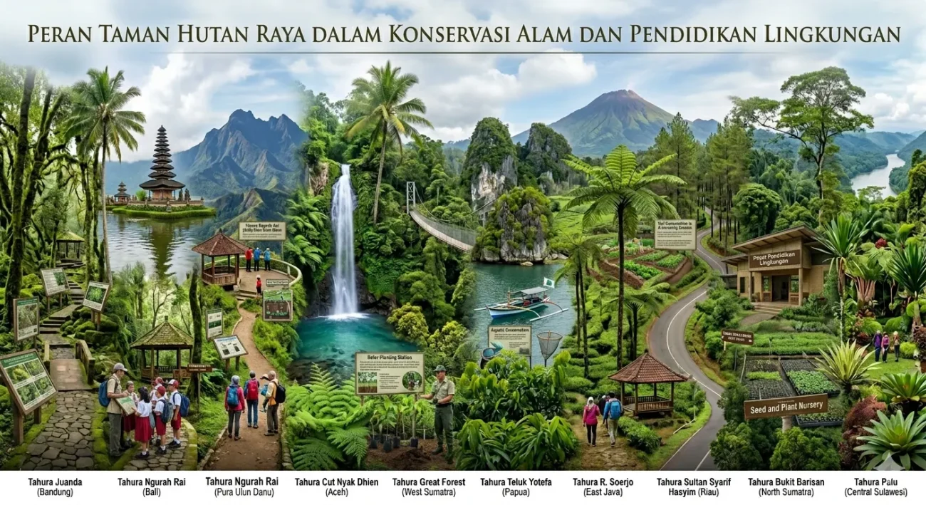 Peran Taman Hutan Raya dalam Konservasi Alam dan Pendidikan Lingkungan (AiStudio)