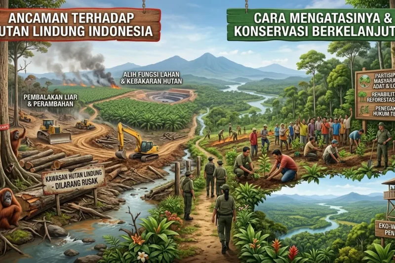Ancaman terhadap Hutan Lindung di Indonesia dan Cara Mengatasinya