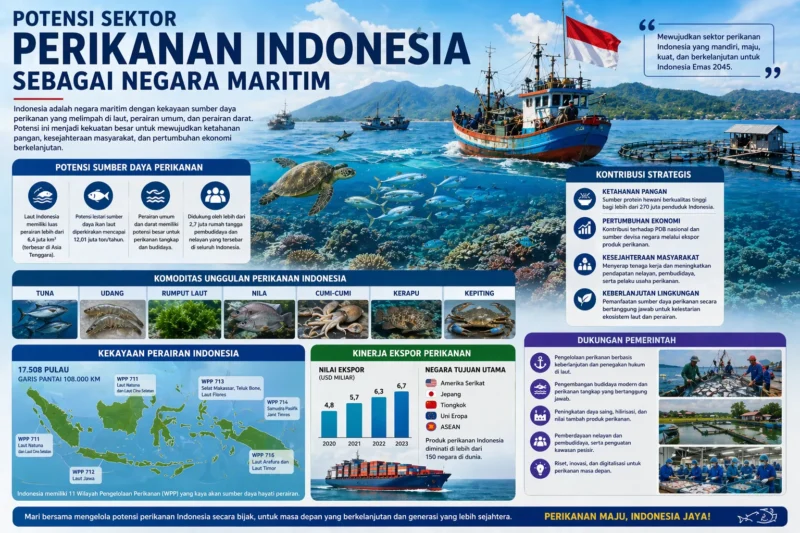 Potensi Sektor Perikanan Indonesia sebagai Negara Maritim