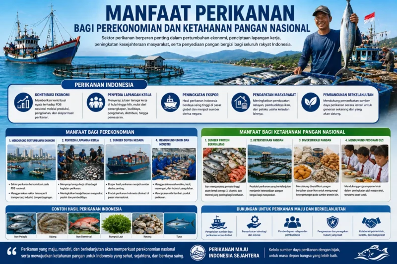 Manfaat Perikanan bagi Perekonomian dan Ketahanan Pangan Nasional