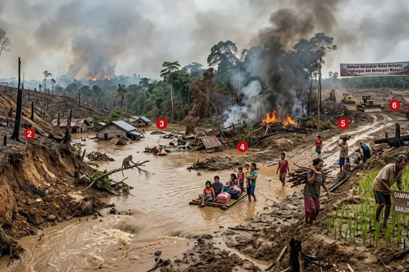 Dampak Kerusakan Hutan terhadap Lingkungan dan Kehidupan Manusia
