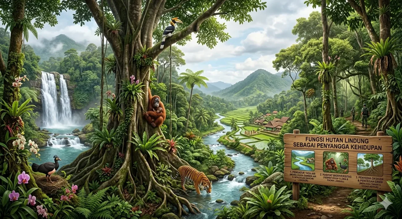 Fungsi Hutan Lindung sebagai Penyangga Kehidupan (ft.istimewa)
