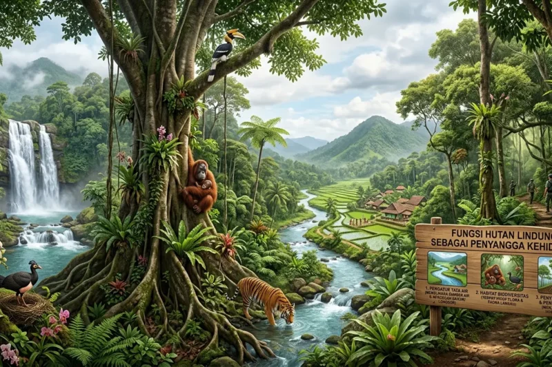 Fungsi Hutan Lindung sebagai Penyangga Kehidupan