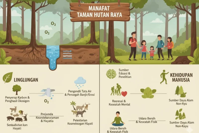 Manfaat Taman Hutan Raya bagi Lingkungan dan Kehidupan Manusia