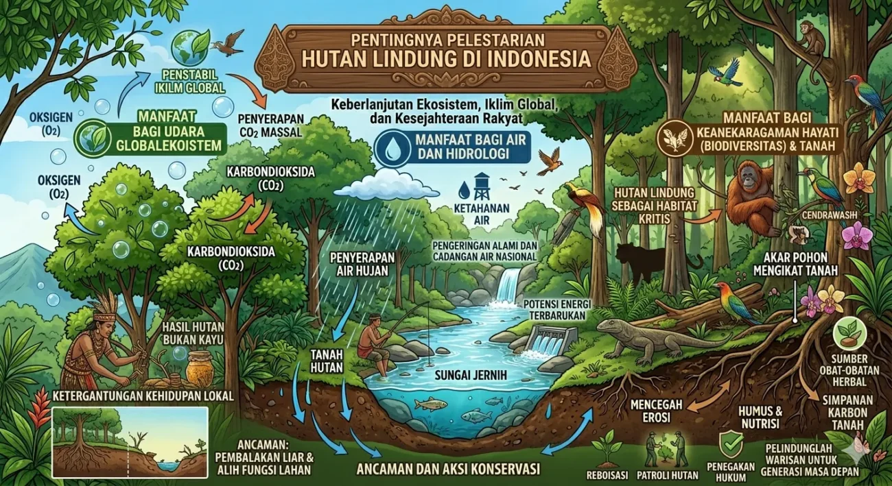 Pentingnya Pelestarian Hutan Lindung di Indonesia (ft.istimewa)