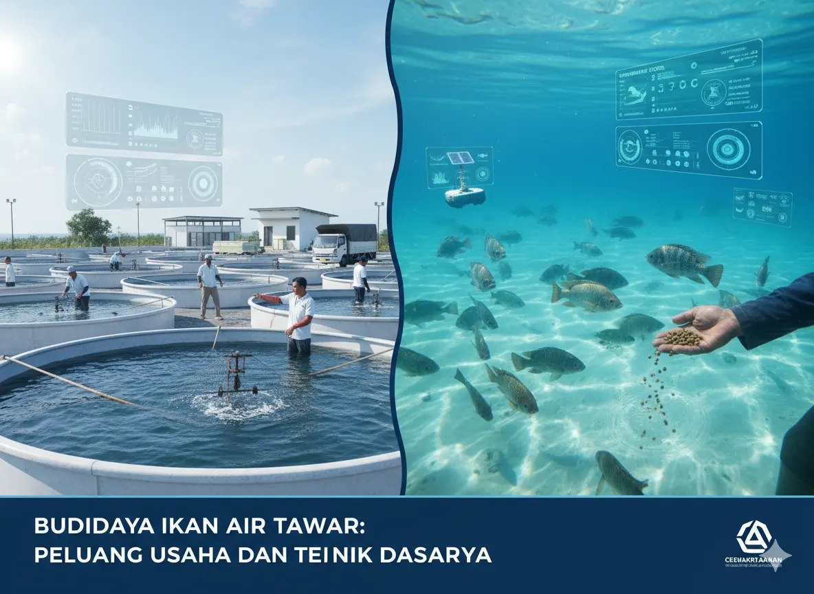 Budidaya Ikan Air Tawar: Peluang Usaha dan Teknik Dasarnya (AiStudio)