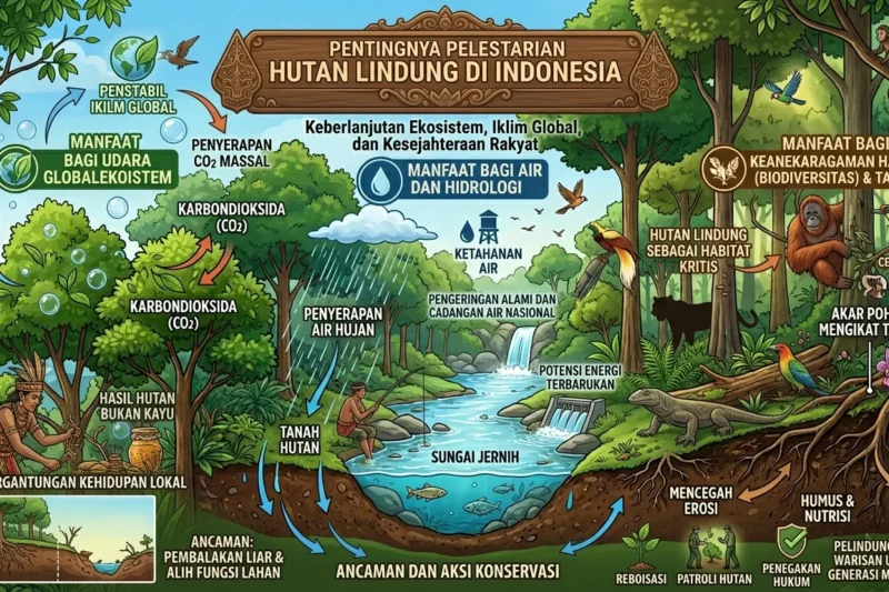 Pentingnya Pelestarian Hutan Lindung di Indonesia