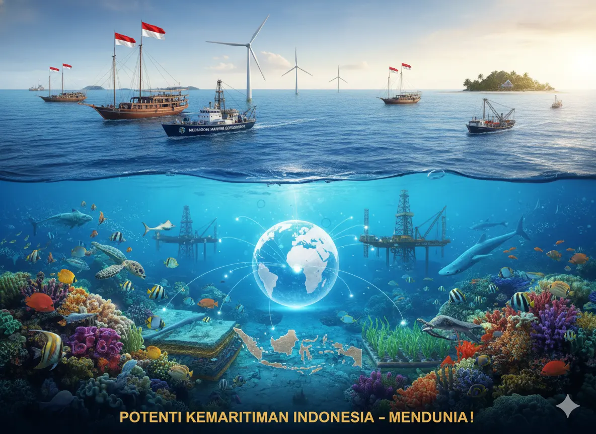 Potensi Sumber Daya Alam Kemaritiman Indonesia yang Mendunia (AiStudio)