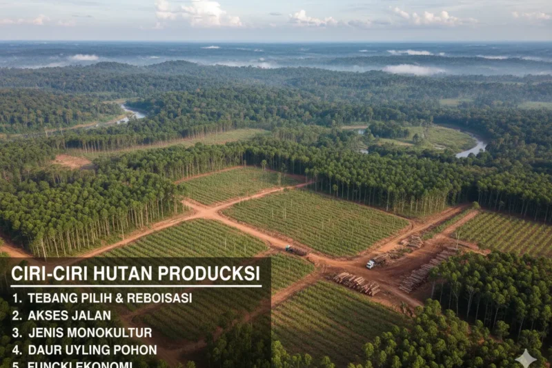 Ciri-Ciri Hutan Produksi di Indonesia