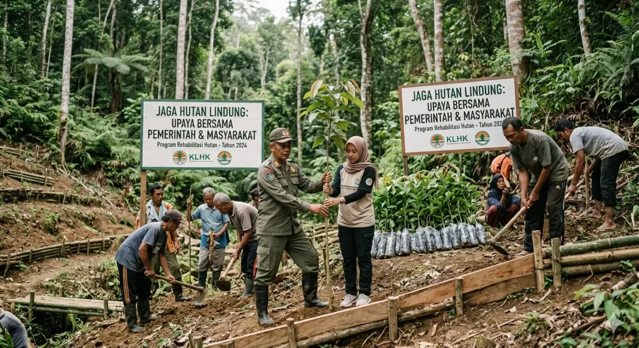 Upaya Pemerintah dan Masyarakat dalam Menjaga Hutan Lindung (ft.istimewa)