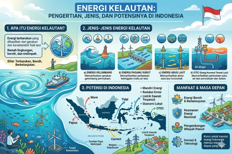 Energi Kelautan: Pengertian, Jenis, dan Potensinya di Indonesia