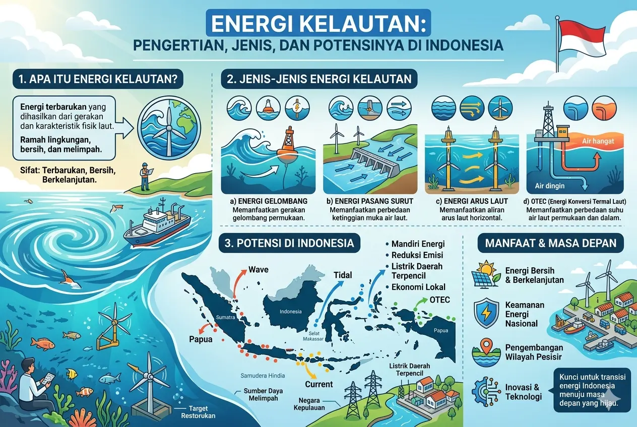 Energi Kelautan: Pengertian, Jenis, dan Potensinya di Indonesia (AiStudio)