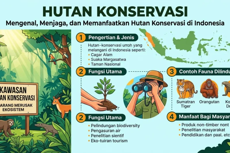 Hutan Konservasi: Pengertian, Fungsi, dan Tujuannya