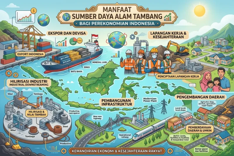 Manfaat Sumber Daya Alam Tambang bagi Perekonomian Indonesia