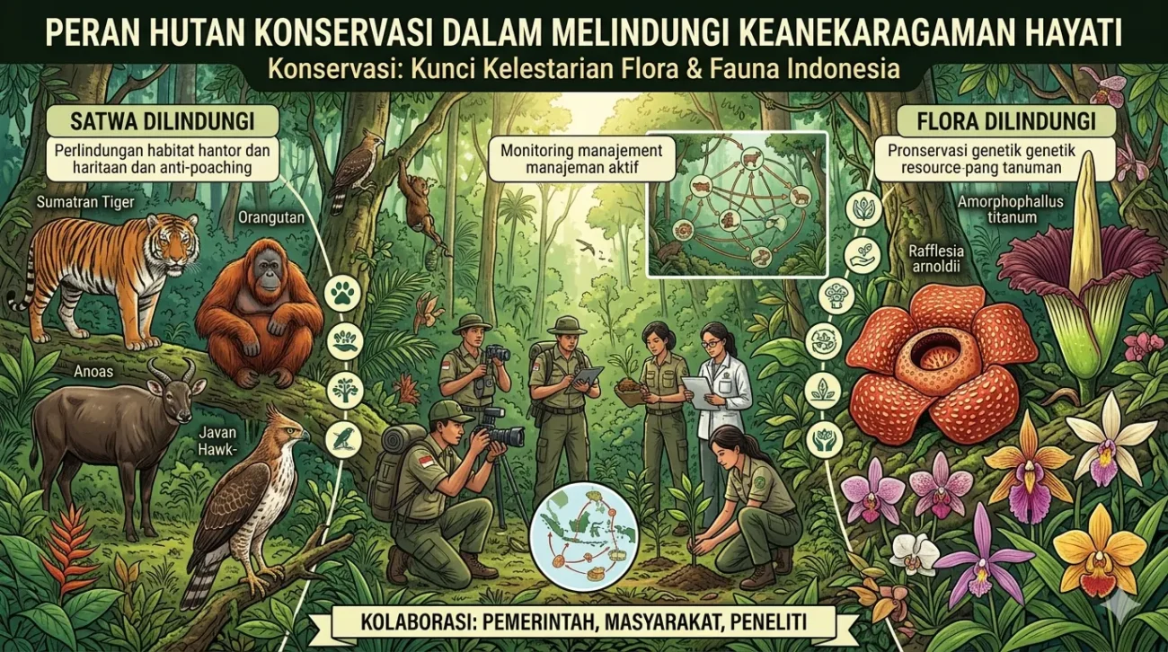 Peran Hutan Konservasi dalam Melindungi Keanekaragaman Hayati (ft.istimewa)