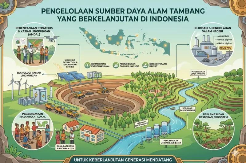 Pengelolaan Sumber Daya Alam Tambang yang Berkelanjutan di Indonesia