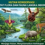 Hutan Konservasi sebagai Habitat Flora dan Fauna Langka (ft.istimewa)