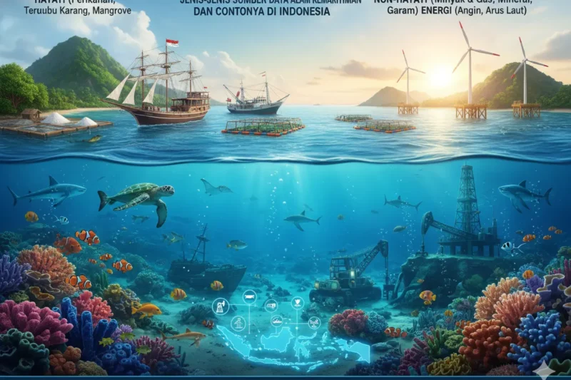 Jenis-Jenis Sumber Daya Alam Kemaritiman dan Contohnya di Indonesia