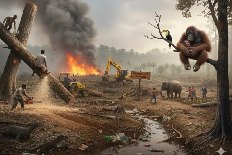 Ancaman terhadap Hutan Konservasi dan Dampaknya