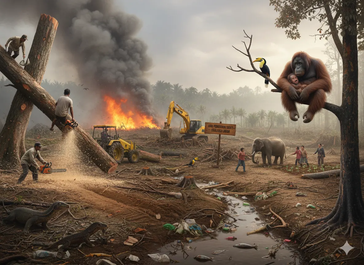 Ancaman terhadap Hutan Konservasi dan Dampaknya (ft.istimewa)