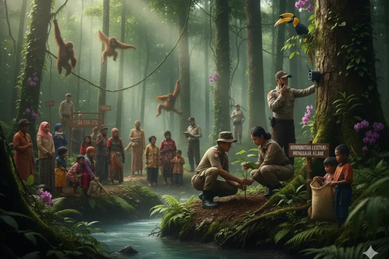 Peran Masyarakat dalam Menjaga Kelestarian Hutan Konservasi