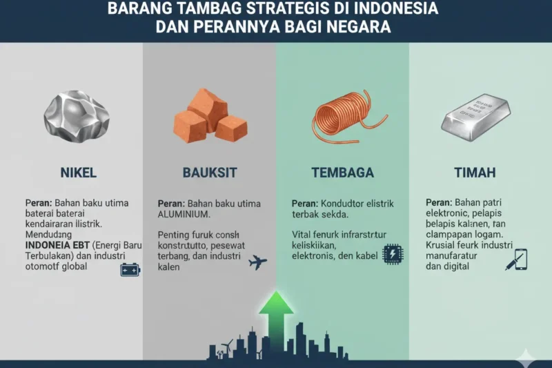 Barang Tambang Strategis di Indonesia dan Perannya bagi Negara