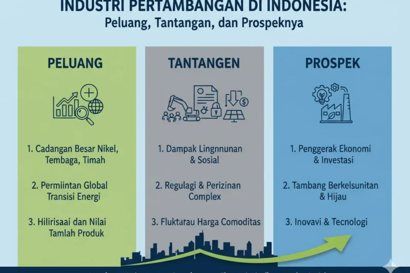 Industri Pertambangan di Indonesia: Peluang, Tantangan, dan Prospeknya
