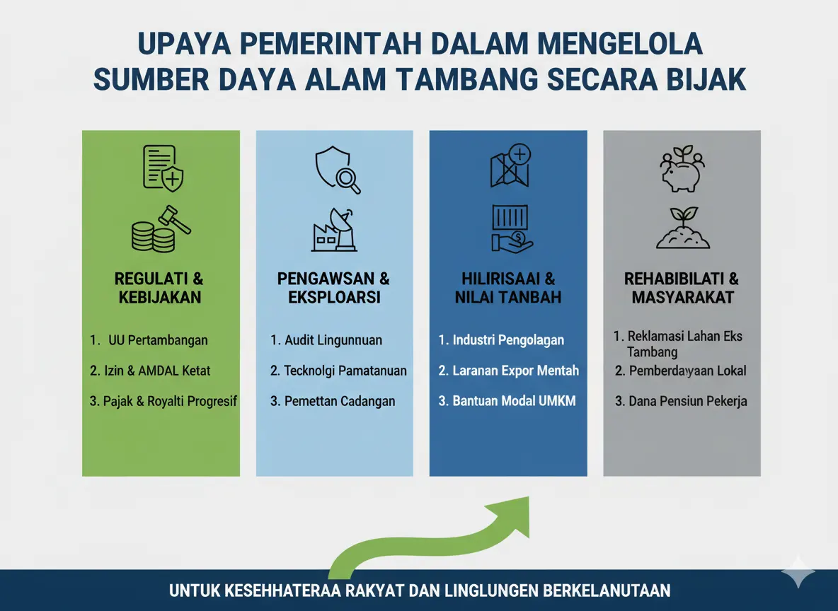 Upaya Pemerintah dalam Mengelola Sumber Daya Alam Tambang Secara Bijak (AiStudio)