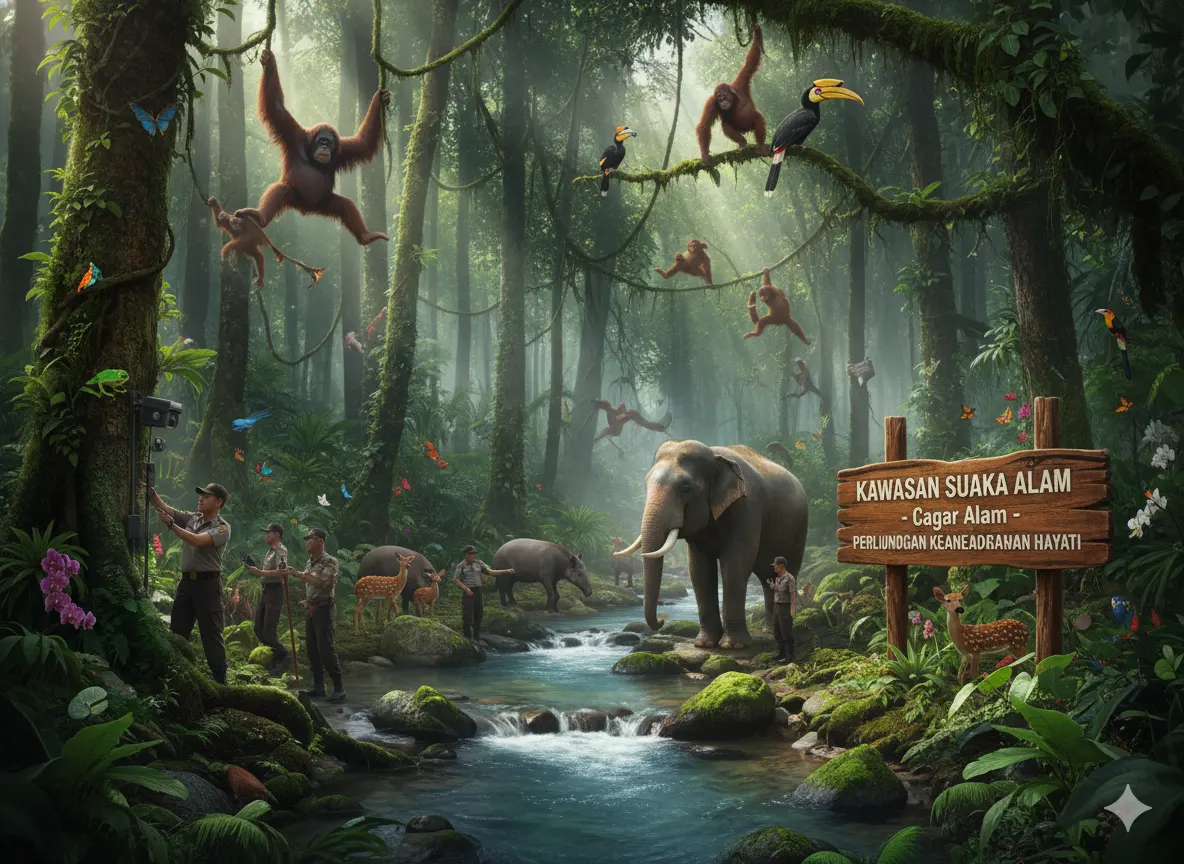 Peran Kawasan Suaka Alam dalam Melindungi Keanekaragaman Hayati (ft.IA)