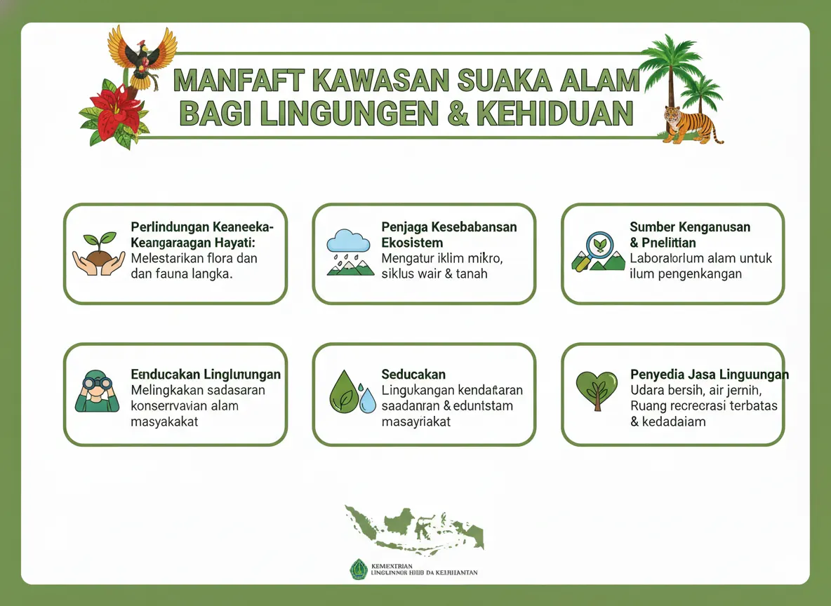 Manfaat Kawasan Suaka Alam bagi Lingkungan dan Kehidupan (ft.IA)