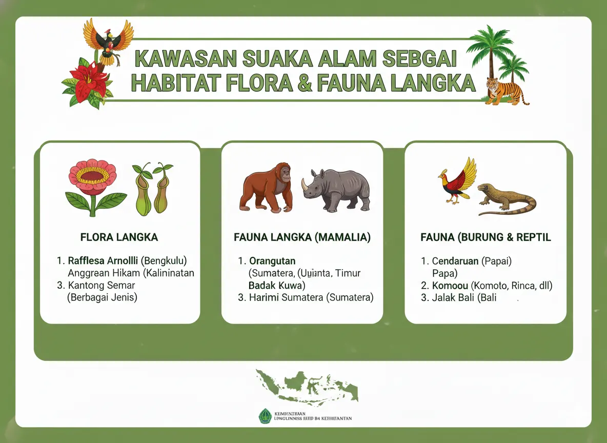 Kawasan Suaka Alam sebagai Habitat Flora dan Fauna Langka (ft.IA)