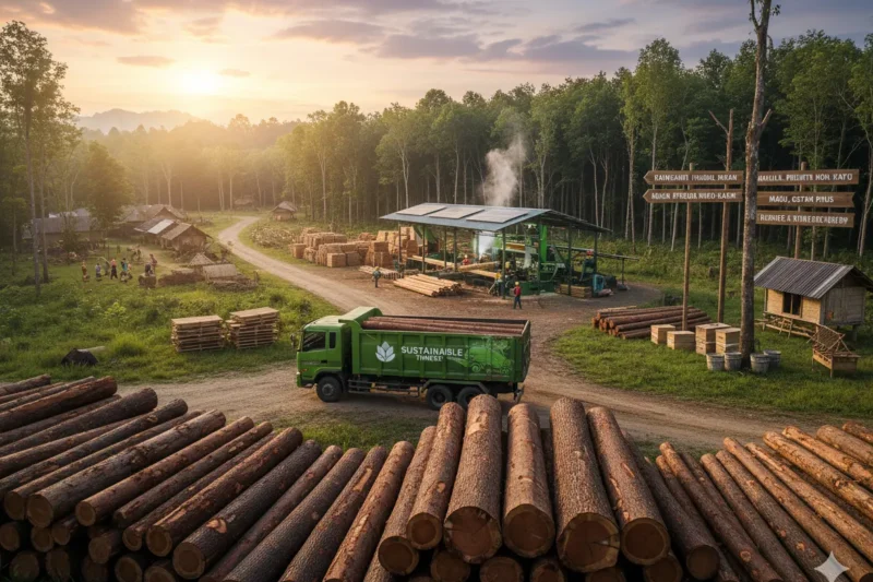 Hasil Hutan Produksi dan Pemanfaatannya