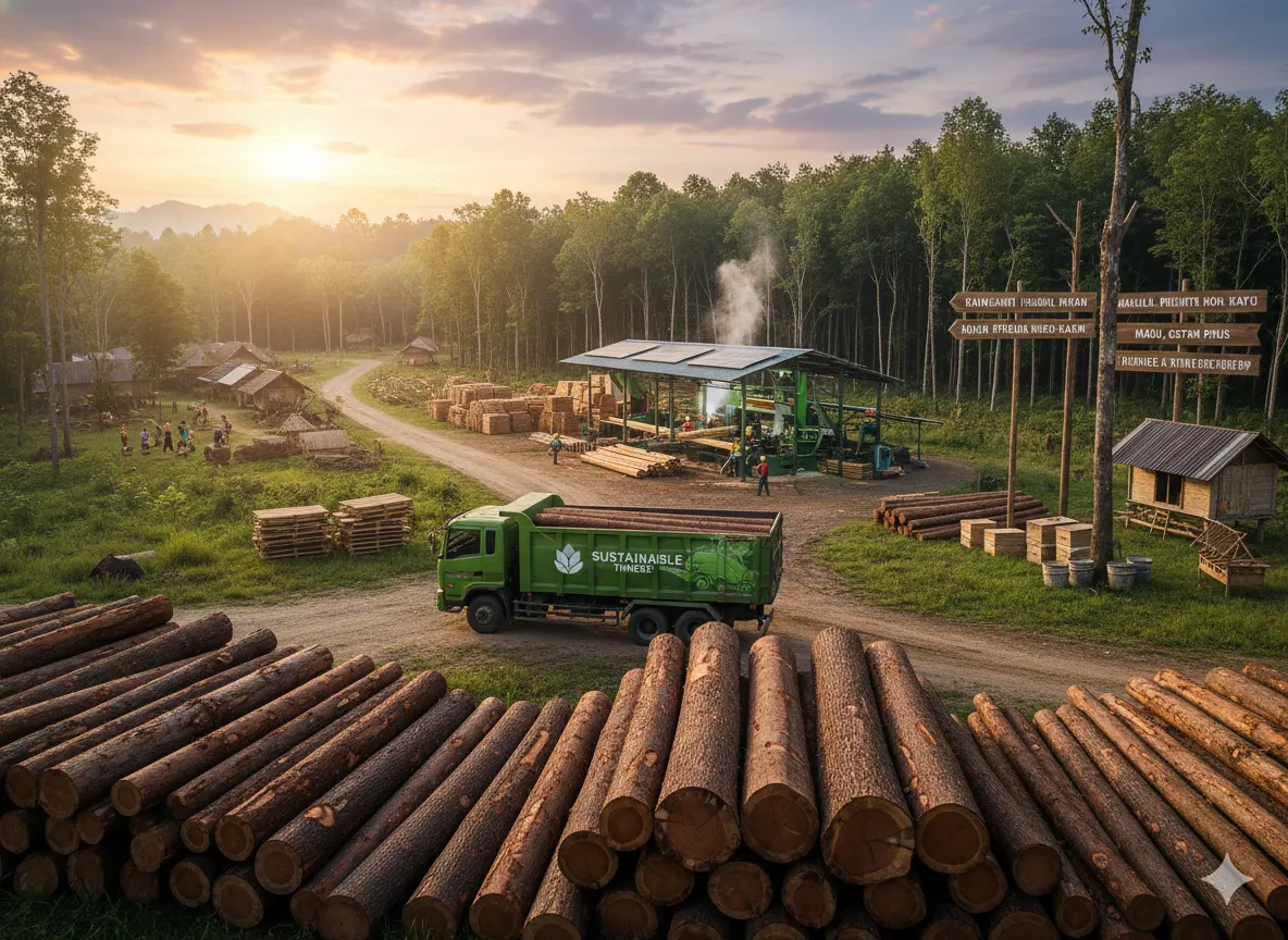 Hasil Hutan Produksi dan Pemanfaatannya (ft.istimewa)