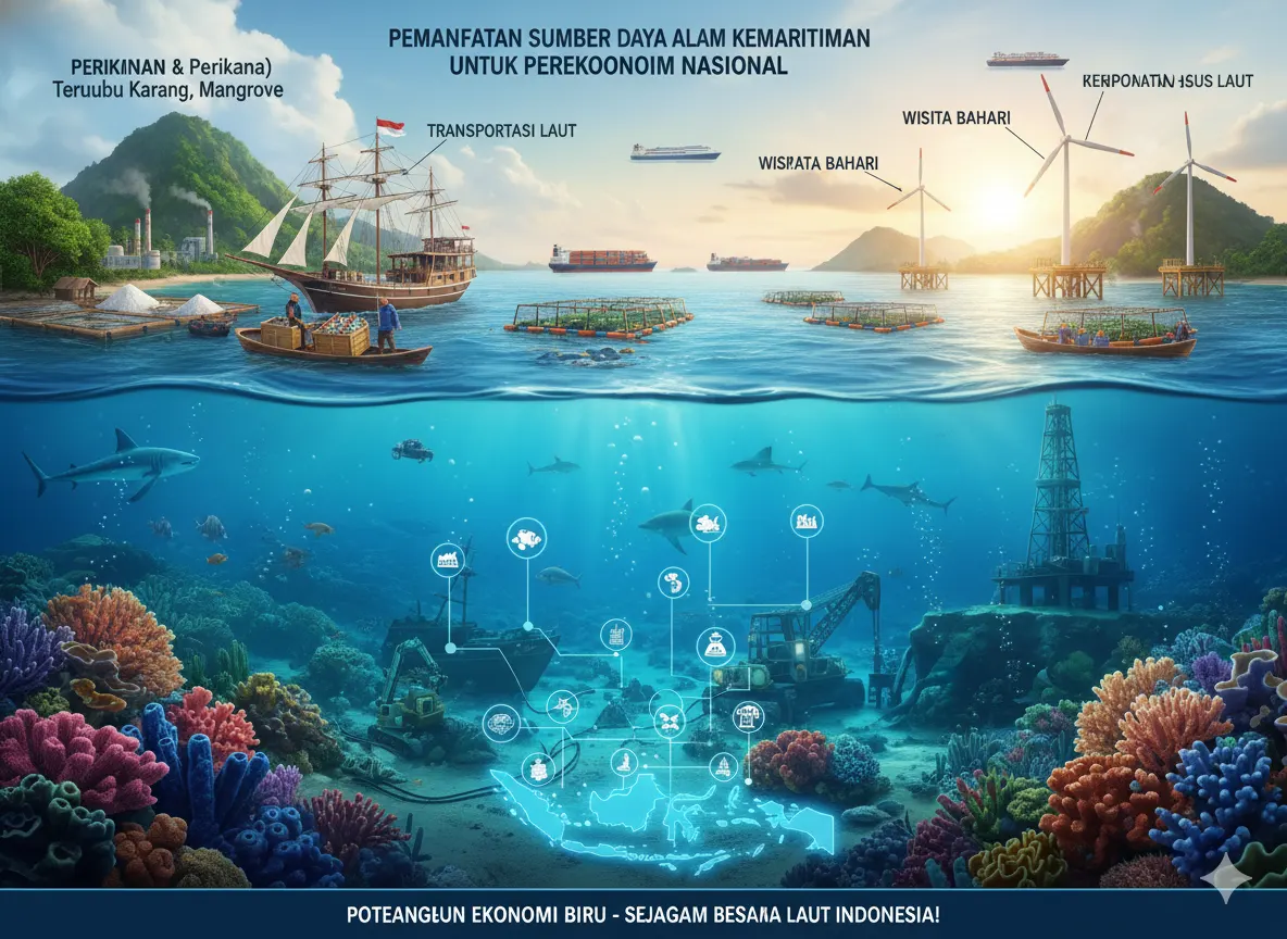 Pemanfaatan Sumber Daya Alam Kemaritiman untuk Perekonomian Nasional (AiStudio)