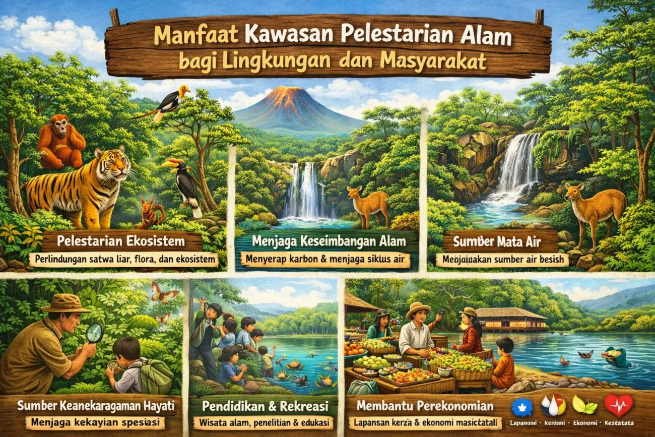 Manfaat Kawasan Pelestarian Alam bagi Lingkungan dan Masyarakat (ft.iA)