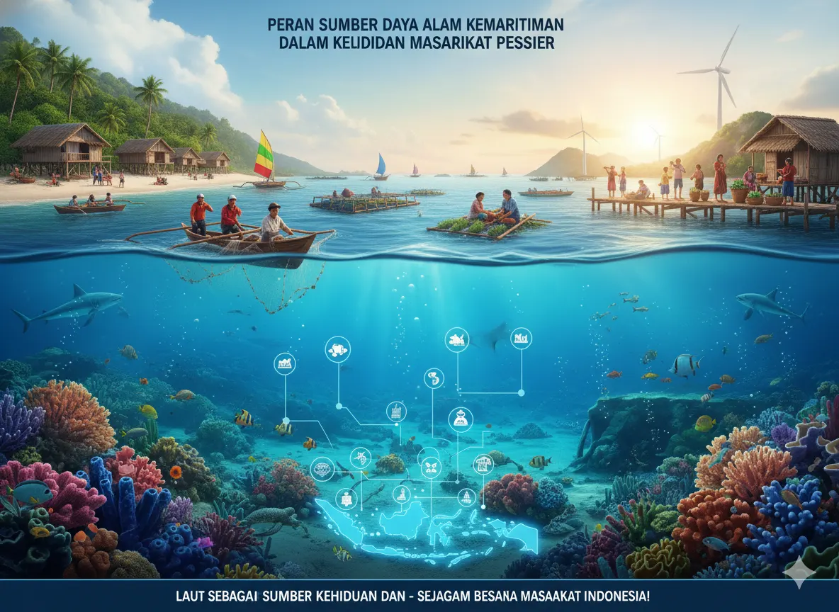 Peran Sumber Daya Alam Kemaritiman dalam Kehidupan Masyarakat Pesisir (AiStudio)