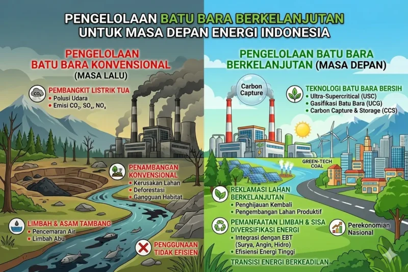 Pengelolaan Batu Bara Berkelanjutan untuk Masa Depan Energi Indonesia