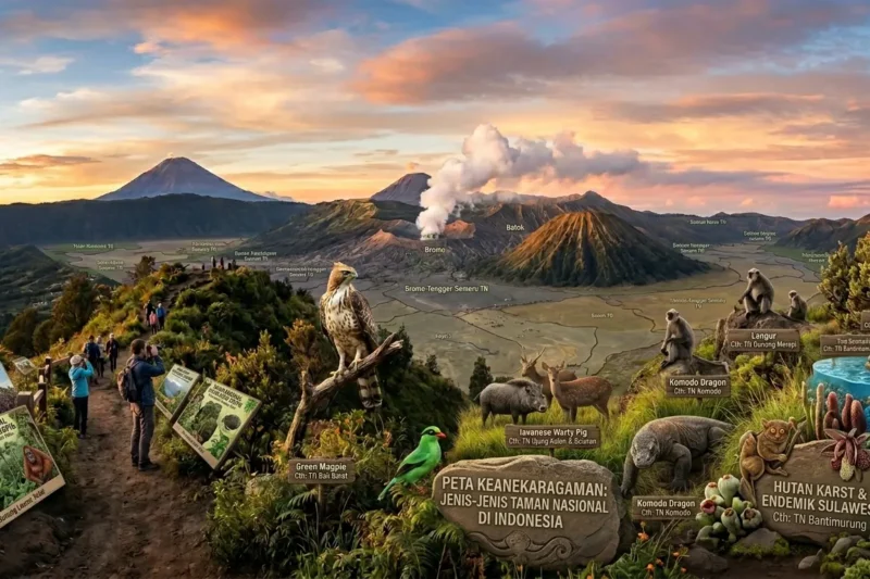 Jenis-Jenis Taman Nasional di Indonesia