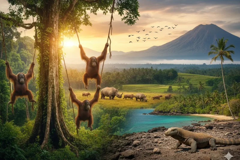 Contoh Taman Nasional Terkenal di Indonesia