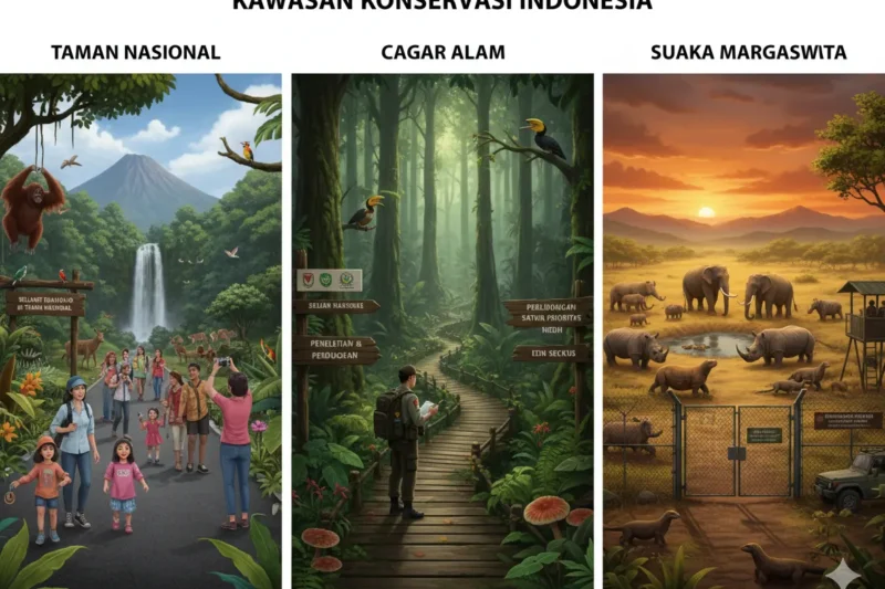 Perbedaan Taman Nasional, Cagar Alam, dan Suaka Margasatwa
