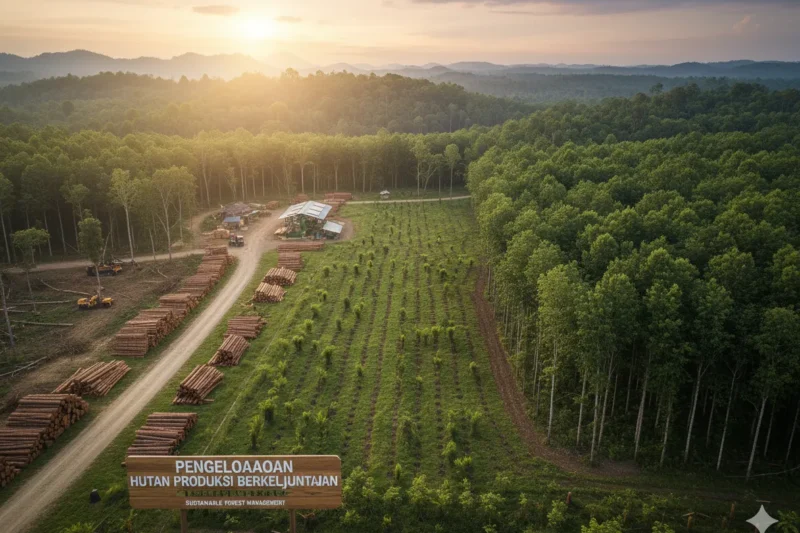 Pengelolaan Hutan Produksi secara Berkelanjutan