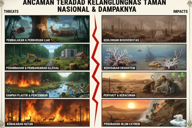 Ancaman terhadap Kelestarian Taman Nasional dan Dampaknya