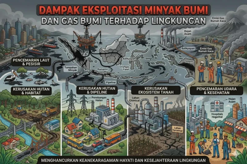 Dampak Eksploitasi Minyak Bumi dan Gas Bumi terhadap Lingkungan