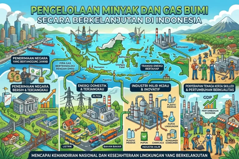 Pengelolaan Minyak Bumi dan Gas Bumi Secara Berkelanjutan di Indonesia