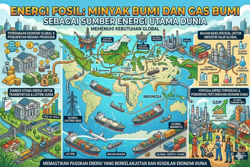 Energi Fosil: Minyak Bumi dan Gas Bumi sebagai Sumber Energi Utama Dunia