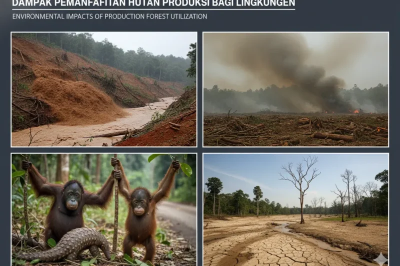 Dampak Pemanfaatan Hutan Produksi bagi Lingkungan